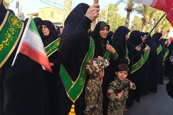 حضور هیئات مذهبی شهرستان مهران در مراسم اجتماع جان فدایان ایران
