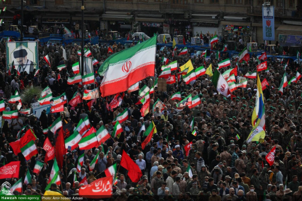رزمایش «جان فدا» دیار الوند همدان در خونخواهی امام شهید