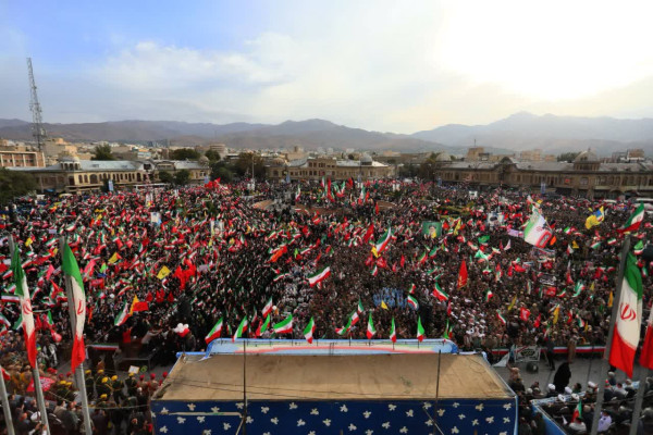رزمایش «جان فدا» دیار الوند همدان در خونخواهی امام شهید
