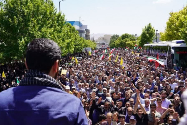 راهپیمایی باشکوه و تاریخی «جمعه خشم و نصر»در زنجان برگزار شد