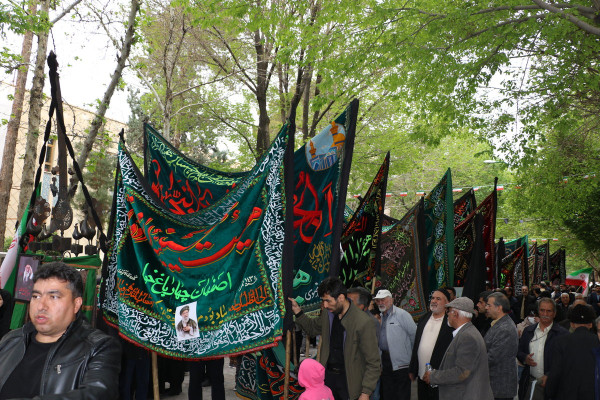 حضور بی نظیر هیئات مذهبی در مراسم چهلم شهادت رهبر بزرگوار انقلاب اسلامی