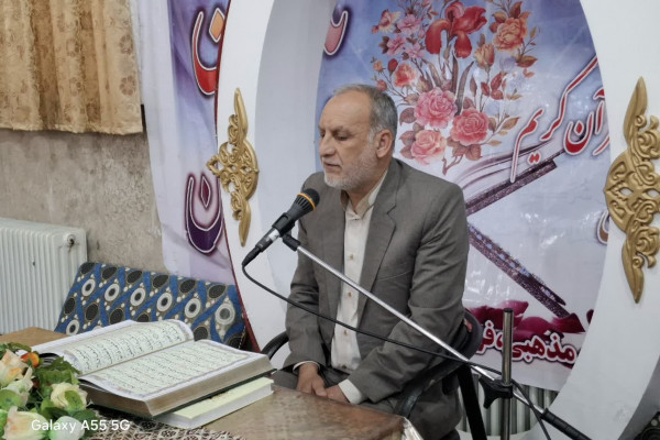 محافل جزءخوانی زندگی با آیه ها در شهرستان بدره