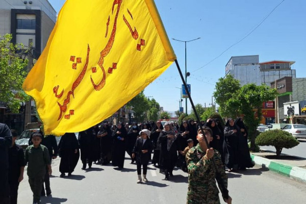 مراسم دسته روی شهادت امام صادق ع در یاسوج برگزار شد