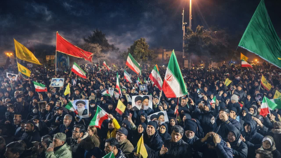 اجرای نماهنگ "آقا خداحافظ" در شهر ساوه
