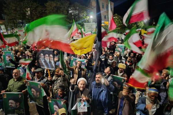 اجتماع پرشور ملت قهرمان کاشمر