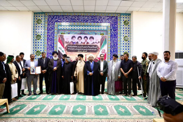 تقدیر از مواکب عراقی اربعین حسینی در مرز شیب