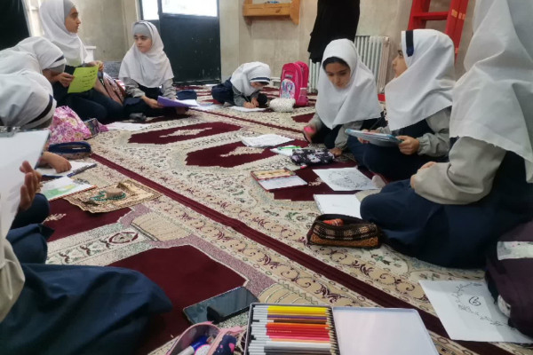 برگزاری ۸ ایستگاه نقاشی به یاد شهدای خدمت در بدره