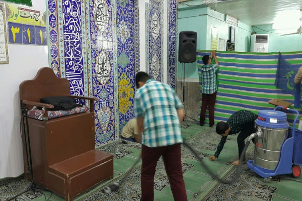 تکریم مساجد در زنجان؛ آمادگی معنوی شهر برای استقبال از ماه مبارک رمضان